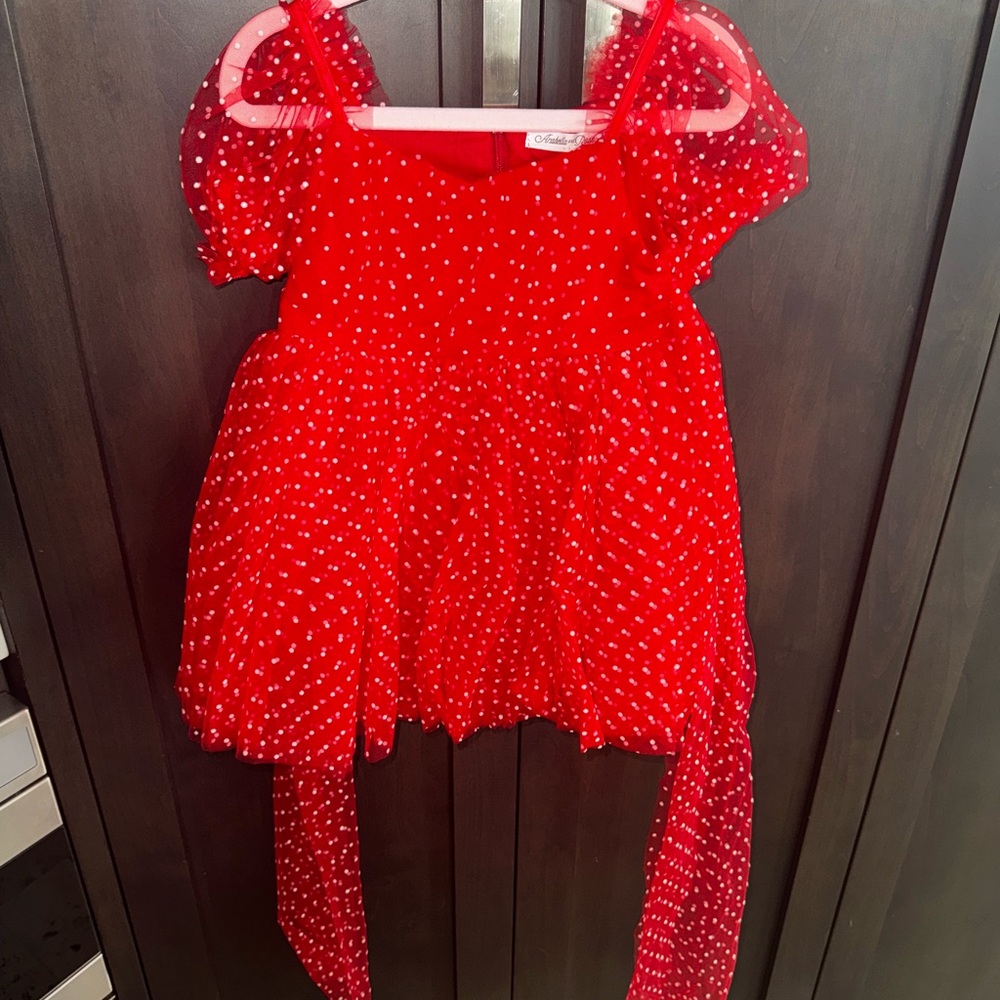 Worn once by my twins, 2 red Arabella and Rose holiday dress.